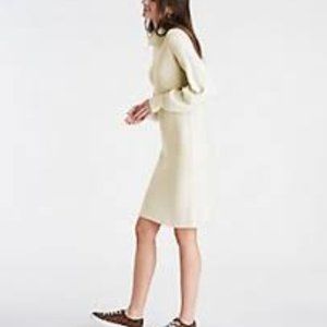ann taylor Ribbed Cashmere Turtleneck Dress